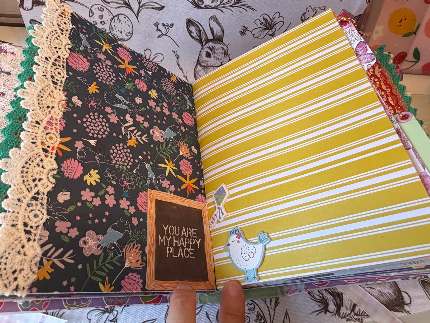 Easter Spring Rabbit Journal